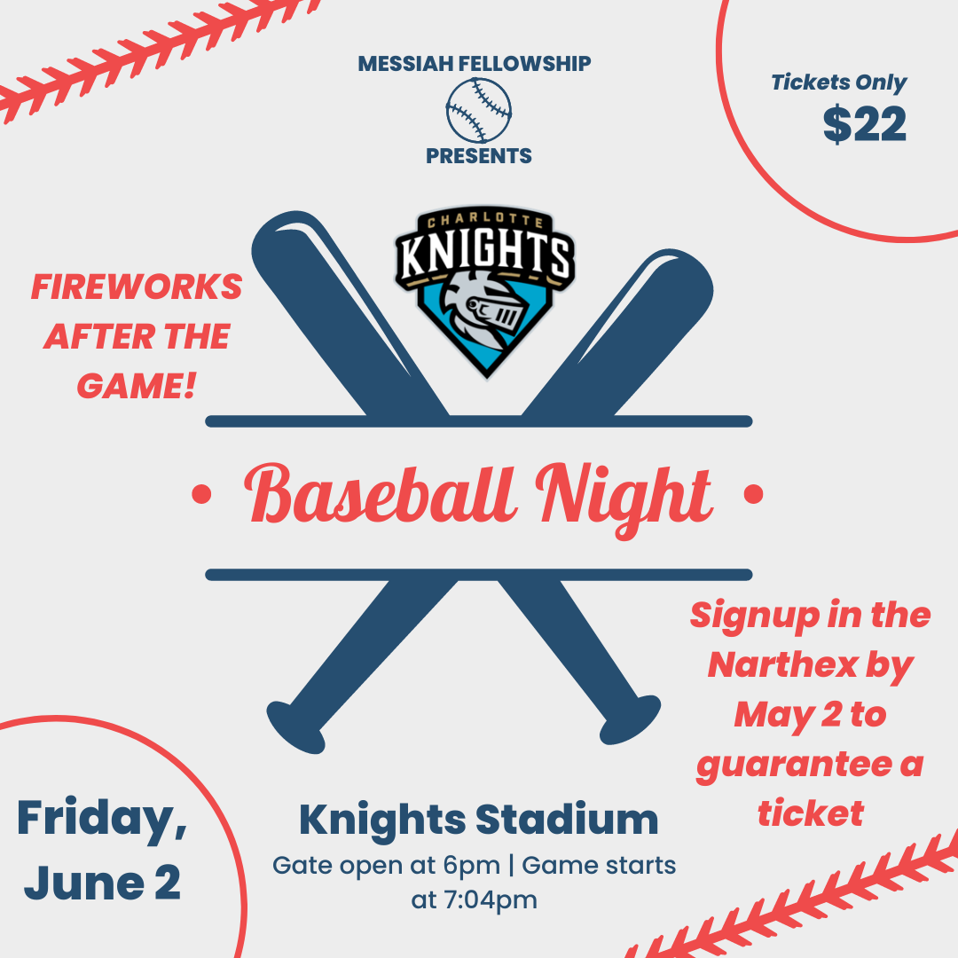 Charlotte Knights Baseball Game – June 2 - Messiah Lutheran Church